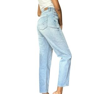 straight leg / mom jeans